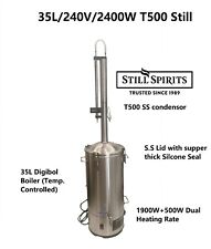 Still Spirits 35L/240V/2400W  T500 Stainles Steel Reflux Condensor Still Kit picture