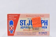 Vintage Unopened Box St. Joseph Aspirin for Children 36 Tablets picture