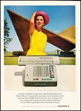 1966 Monroe Calculator Machine Vintage Advertisement Print Art Ad J101 picture