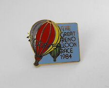 Vintage 1984 The Great Reno Balloon Race Collectible Hat Lapel Tie Tack Pin picture