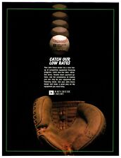 1990s John Deere Baseball / Low Rate - Original Print Advertisement (11in x 9in) picture