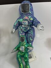2 INTEL INSIDE Advertise Astronaut Spaceman Plush   Dolls Purple and green picture