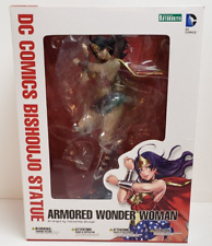 Bishoujo Kotobukiya Armored Wonder Woman statue near-mint +original box & pack. picture