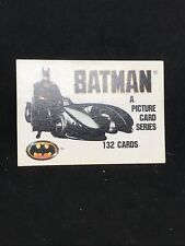 *VHTF Batman Movie Series 1 1989 Allen's and Regina (NZ) Card # 1 picture