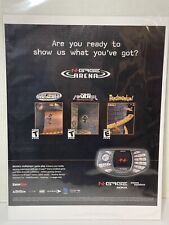 2003 Nokia N-Gage Console/System Print Ad/Poster Tony Hawk Tomb Raider Game Art picture