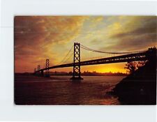 Postcard San Francisco-Oakland Bay Bridge California USA picture