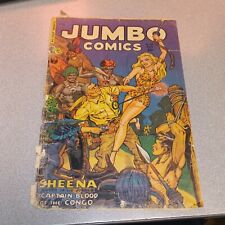 Jumbo Fiction house #150 golden age 1951 precode Jungle comics Sheena cover picture