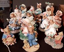 ENESCO Priscilla’s Mouse Tales Lot Of 11 Figurines 1990's Collectible Decor  picture