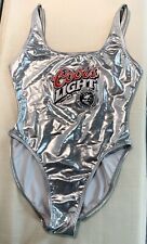 Vintage COORS LIGHT One Piece Swimsuit Advertising Brewerania Size S RARE picture