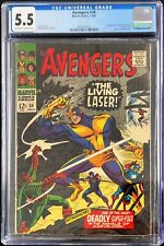 Avengers #34 CGC 5.5  1966 Silver Age Marvel 1st Living Laser Amricons KS47 picture