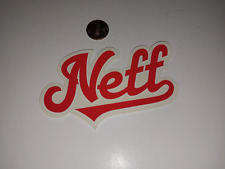 NEFF Sticker / Decal  ORIGINAL old stock RACING picture