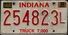 Vintage 2000 INDIANA  License Plate - Crafting Birthday MANCAVE slf picture