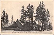 Vintage 1930s BIG BEAR LAKE, California Postcard PETER PAN WOODLAND CLUB /Unused picture