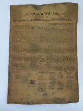 Declaration Of Independence Poster - American History Aged Reproduction Print picture