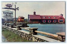 Red Coach Grilles Cocktail Bar Saugus Massachusetts MA Unposted Vintage Postcard picture
