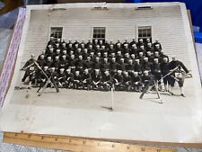Vintage 14 x 11” Photo: NTS Newport Naval Training School - Co 881 7th Week Navy picture