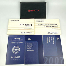 2007 Toyota Camry Owners Manual Maintenance Guide Books Set w/ Case picture