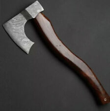 viking axe damascus steel  picture