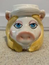 Vintage Sigma Miss Piggy Ceramic Mug Cup Jim Henson Muppet Taste Setter 14 Oz.  picture