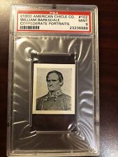 1900 AMERICAN CHICLE CONFEDERATE GENERAL #102 WILLIAM BARKSDALE PSA 9 MINT POP 1 picture