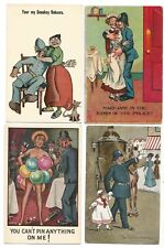 LOT OF 4 EARLY 20TH CENTURY POLICE POST CARDS ~LOT 40~ picture
