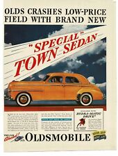 1941 Oldsmobile Special Town Sedan Orange 4-door Vintage Print Ad picture