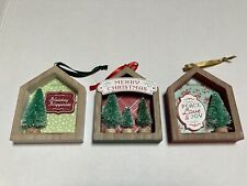 REDUCED. The Pioneer Woman House Shadowbox 3-Piece Ornament Bundle picture