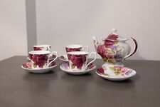 Vintage Sadler Earthenware Floral Pottery Tea Set Made for Victoria's Secret picture
