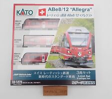 KATO 10-1273 N Gauge Rate Railway AbE8/12 Allegra 3-car set Railway model train picture