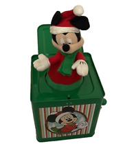 Christmas Holiday 2014 Disney Mickey Mouse Jack in the Box Baby Musical Toy picture