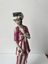 Giuseppe Armani Lady with Chain Figurine Sculpture #0411C picture