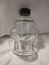 🔥 Fire House Subs Love Glass 3-D Fire Hydrant Jar Bottle With Screw on Cap 6.5