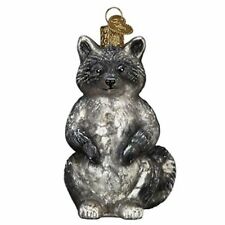 Old World Christmas 51010 Glass Blown Vintage Raccoon Ornament picture