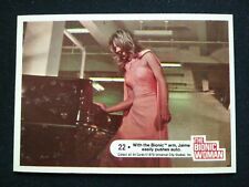 1976 Dunruss Bionic Woman Card # 22 With the Bionic arm.... (EX) picture