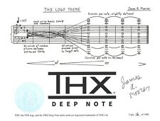 THX LOGO THEME SCORE LIMITED-EDITION SIGNED EMBOSSED PRINT JAMES MOORER DEEPNOTE picture