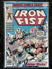Iron Fist #14 1977 Key Marvel Comic Book 1st Appearance & Cover Of Sabertooth picture
