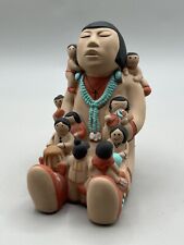 Cleo Teissedre Hopi signed Storyteller Figurine 1986 Pottery vintage picture