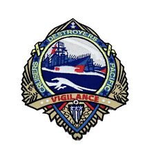 Cruisers, Destroyers Pacific Vigilance Patch –  With Hook and Loop,4.5x3.5 picture