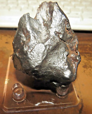 294 GM. Egypt Gebel Kamil Iron meteorite complete individual W/ STAND; RARE .65# picture