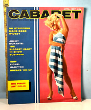 April 1957 Cabaret Pin-Up Cheesecake Risque Magazine EX picture