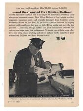 1959 National Safety Council Ad: Traffic Accident Fatalities/Injuries for 1958 picture