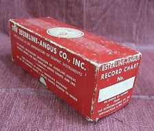 Vintage Box Only for Old Angus Esterline Recorder Chart Paper Roll Empty FREE SH picture