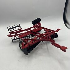 Vintage Ertl International Harvester Disc Plow Red 1980's Farm Toy 1:16 Scale picture