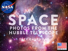 NASA Space 2023 Wall Calendar Astronomy Hubble Large 18 Month Monthly Planner picture
