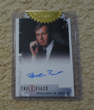 X-Files Archives Classic 2019 Autograph Card William B. Davis as Cigarette Man picture