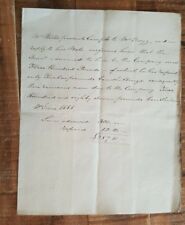 ANTIQUE Hand Written English Notice of Payment Due - The Skinners Comp. 1818 picture