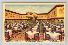 St Petersburg FL-Florida, Tramor Cafeteria, Advertising, Vintage Postcard picture