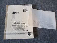 1977 NASA MSFC SPACE SHUTTLE SOLID ROCKET BOOSTER PICTORIAL BK-FOLD OUTS/DRAWING picture