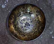 9 inches Special Endless Knot Super Fine Carving Singing Bowl From Nepal. picture