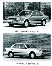 1988 Nissan Stanza Original Factory Press Photo Print picture